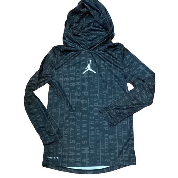 Nike Jordan jumpman Hoodie Top Dri-fit Top Small - Picture 1 of 8